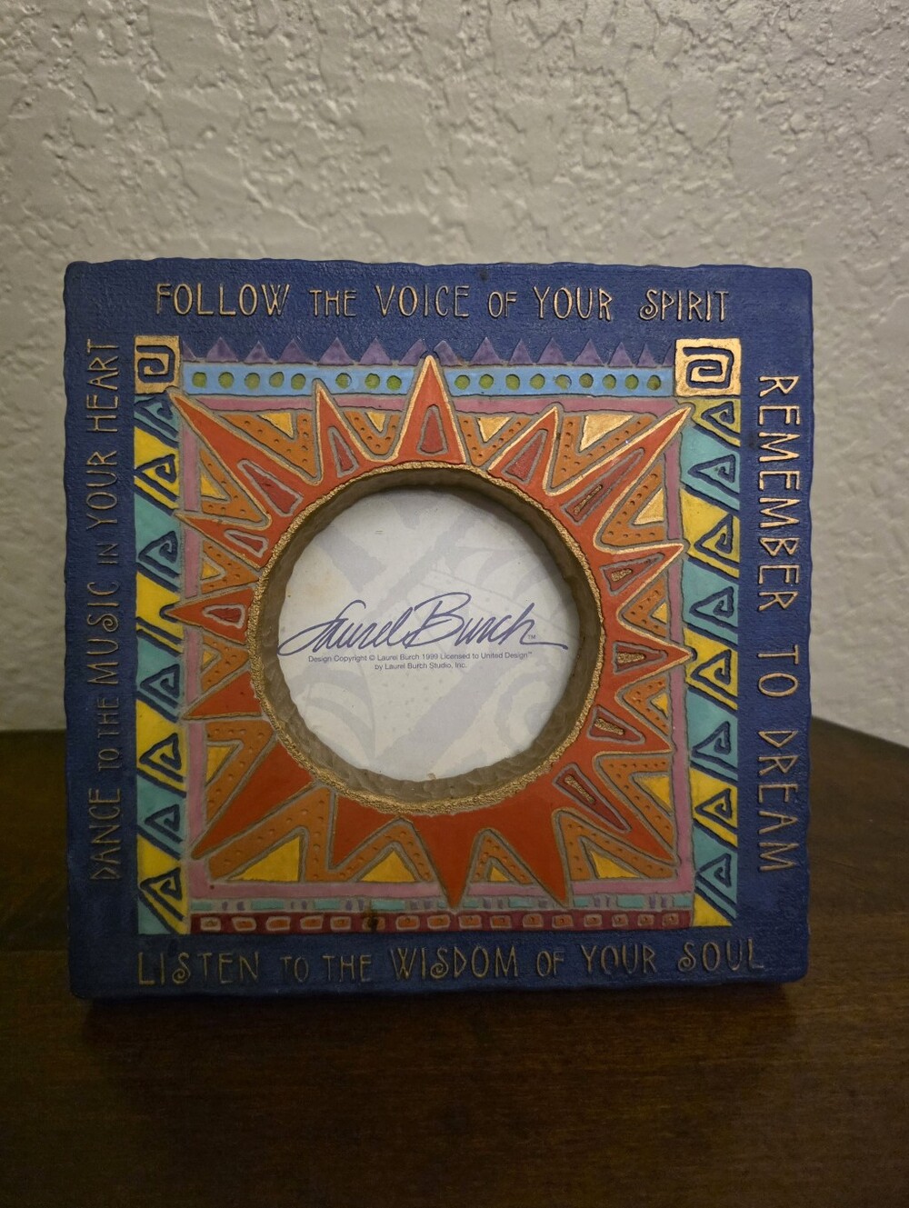 Laurel Burch Photo Frame Sun Celestial Remember To Dream